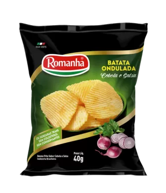imagem destaque Batata Ondulada Cebola e Salsa 40g