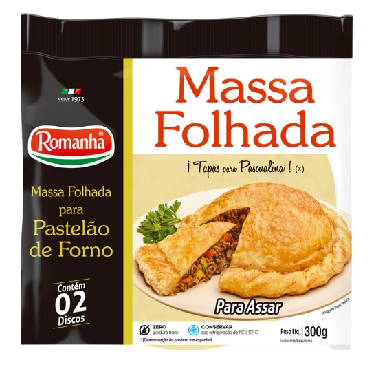 imagem destaque Massa Folhada para Pastelão de Forno 300g