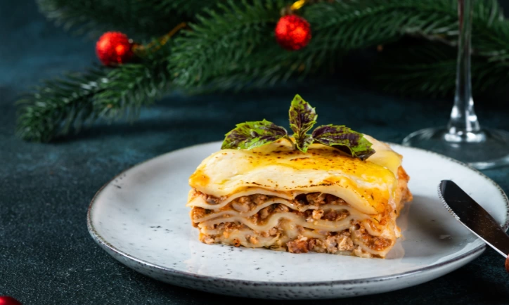 imagem destaque Lasanha natalina