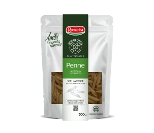 imagem destaque Penne Sem Glúten – Açafrão e manjericão