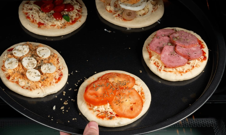 imagem destaque Mini pizza margherita